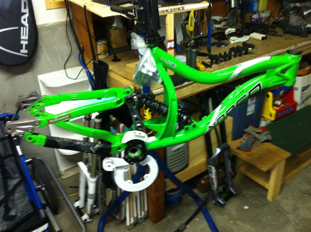 Aline Frame Only, w/headset, guide, seat post.