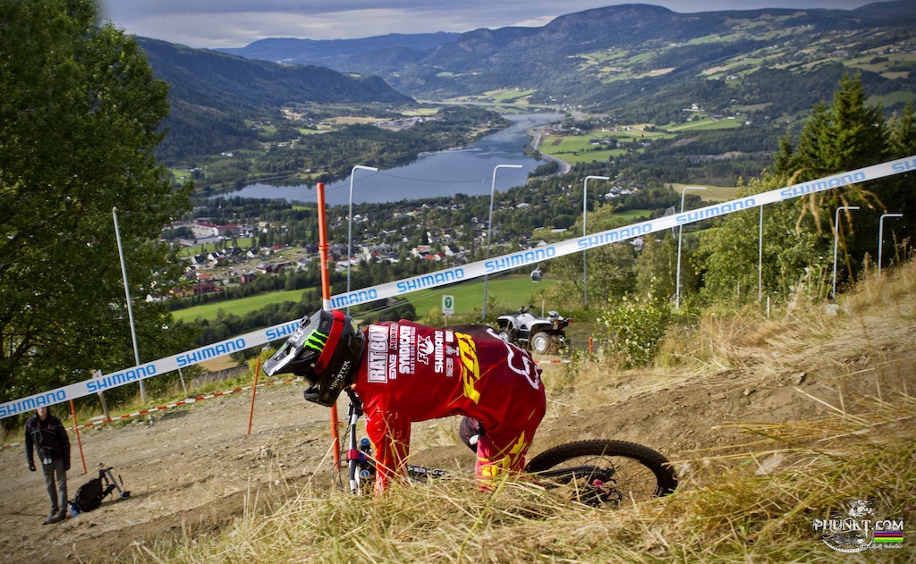 sometimes you forget to look at the views when your shooting the best riders in the world go past you.....but not this time.