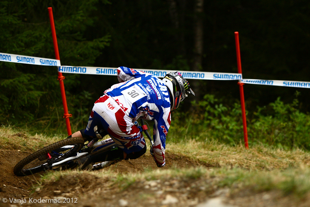 Never back down Steve Peat 10th fastest 