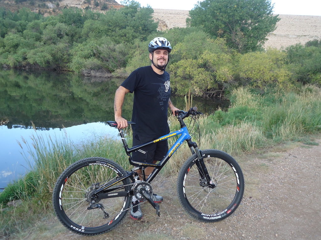 first ride with my new to me frame. Went from a trek fuel to a cannondale jekyll.