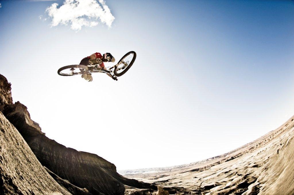 Darren Berrecloth goes big in Arizona, USA during the shooting for "Where the Trail Ends"