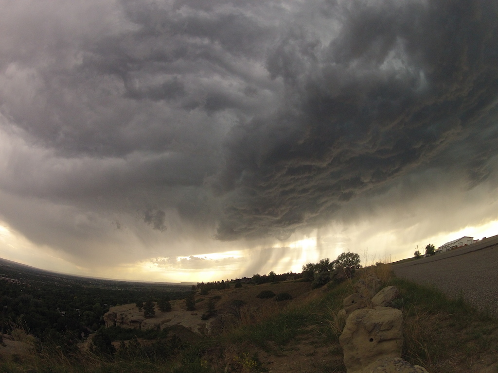 A storm rolling in to Billings.