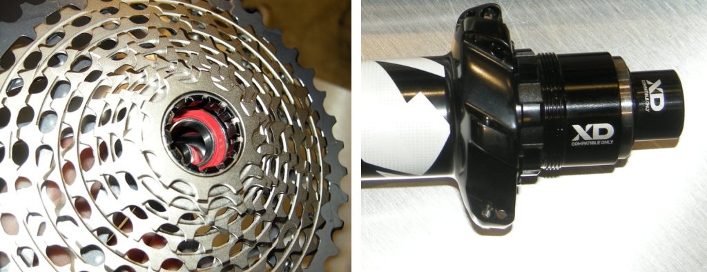 SRAM XD drive and X-Dome cassette mech