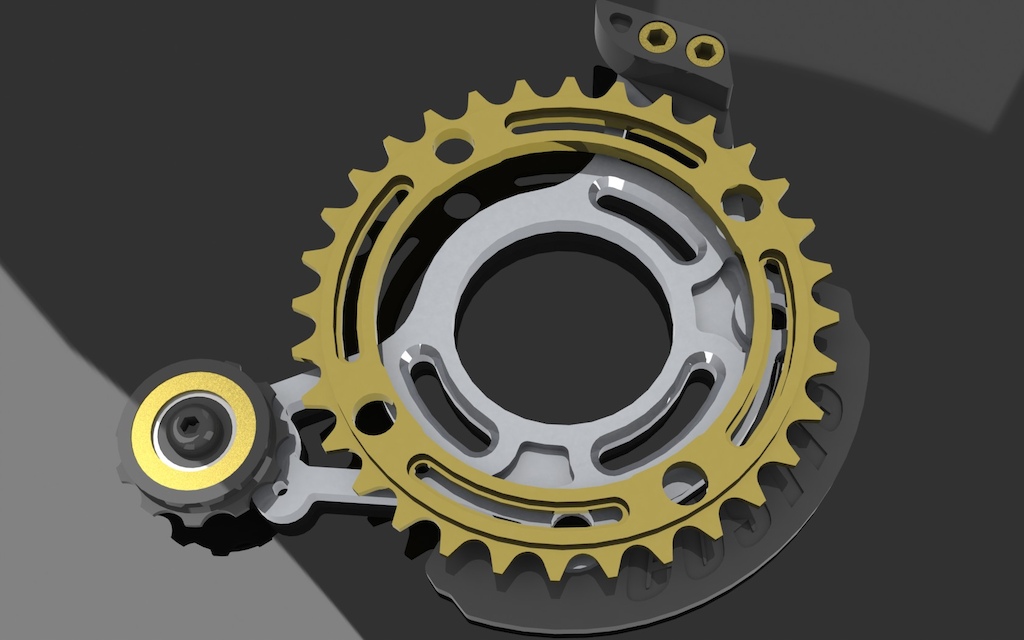 Chain Guide Concept with Guide Ring