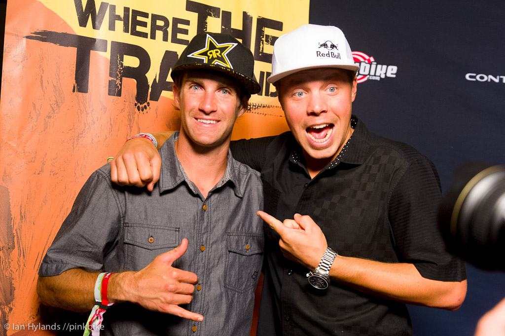 Cam McCaul and Travis Rice