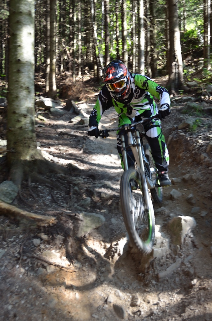 some riding in Bikepark Zauberberg