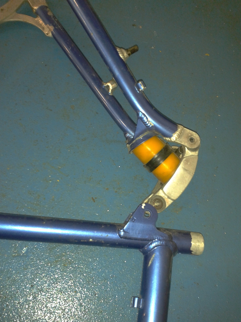 help! anyone know what this.frame is just been given it possibly pre 1996 no disc mounts need shock n bushes bearing etc