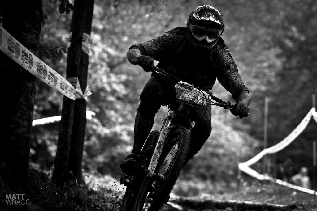 Manuel on his way to winning the second heat.