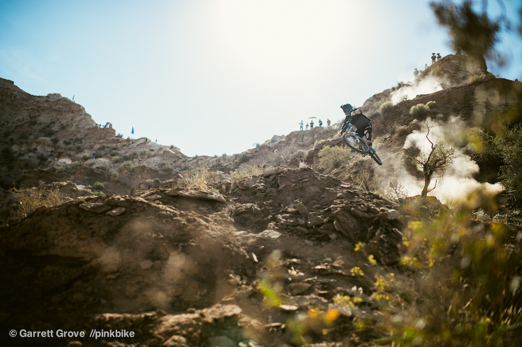 Casey hit this line beautifully as his trail of dust tells.