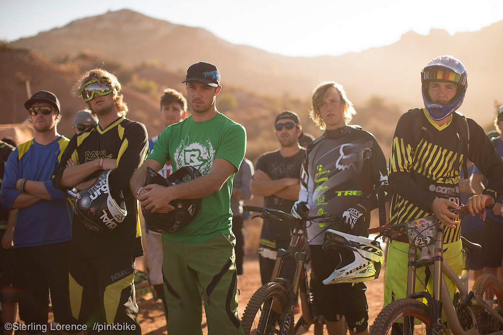 rider meetings in utah have sick light at Redbull Rampage 2012