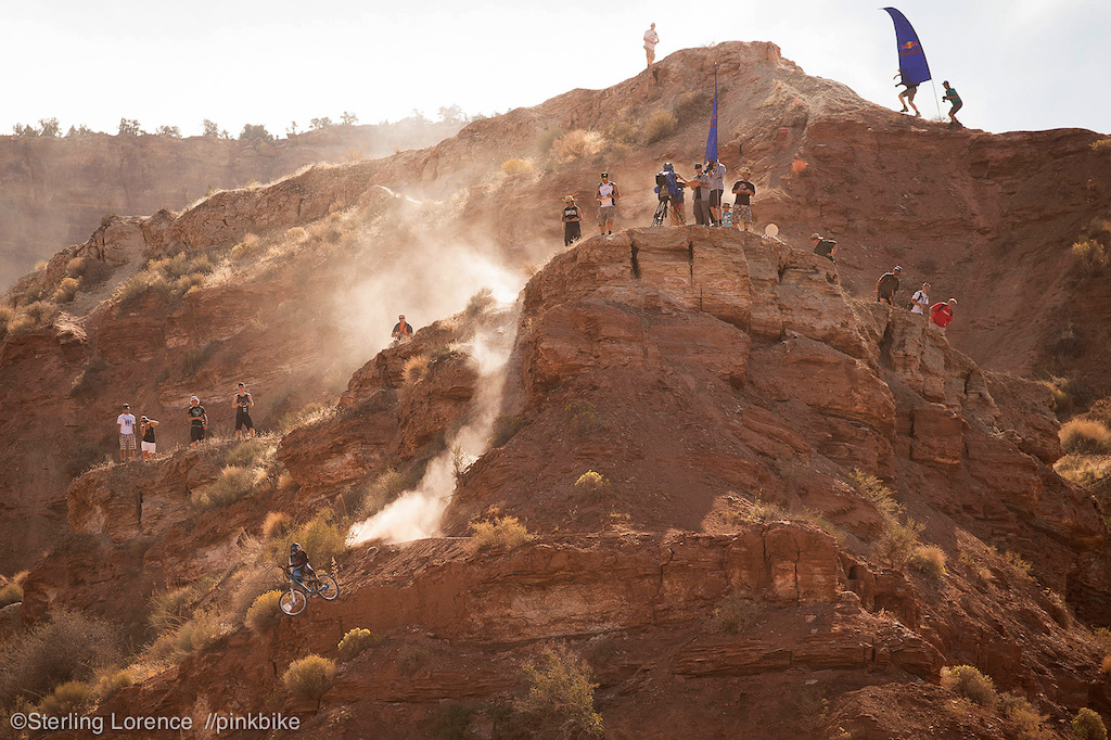 Messere learning what is takes at Rampage...at 2012 Redbull Rampage
