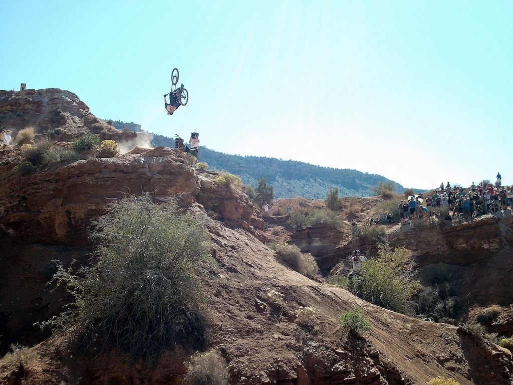 One of the many crazy moments this year at the Rampage.
