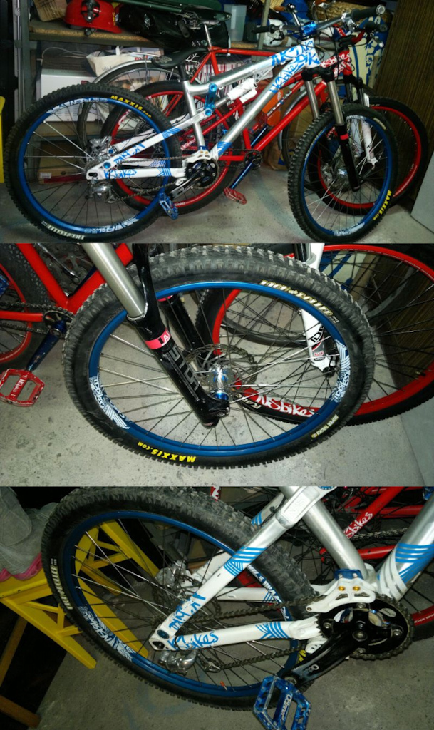Just built up my new wheels. 32H looks sooo sexy :) Can't wait to shred some mountains!