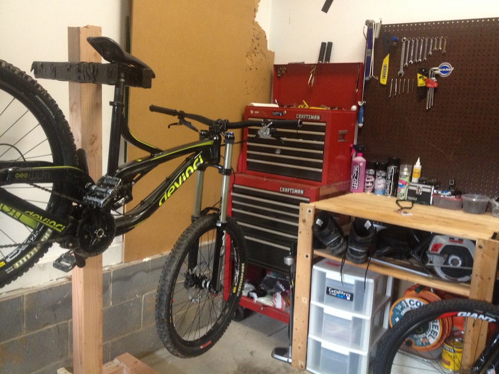 My work shop and bikes
