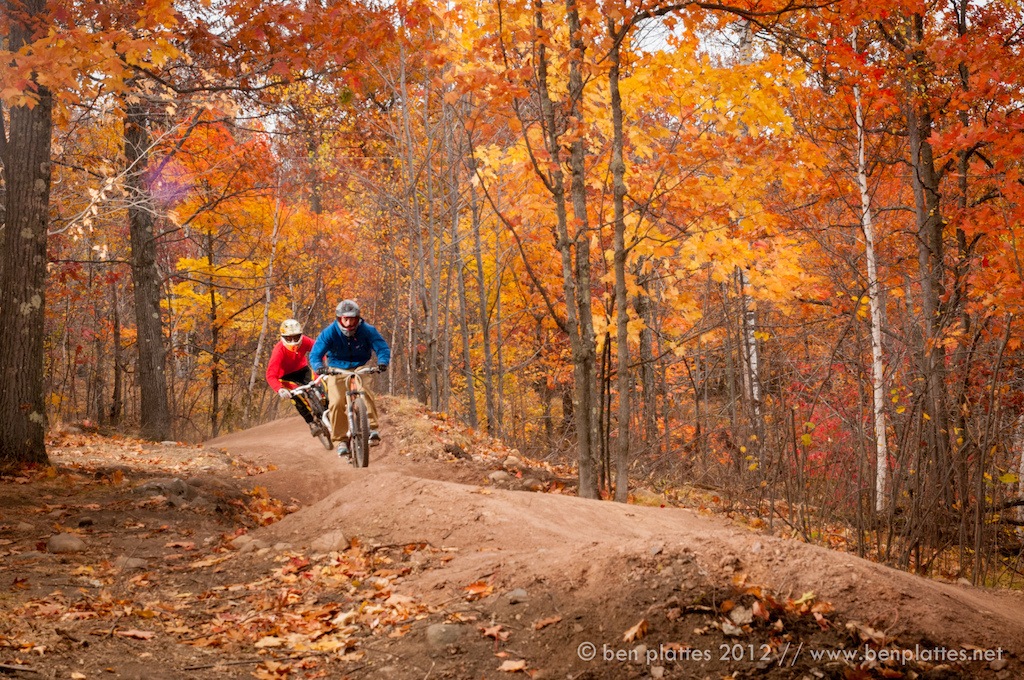 New trail at Spirit Mtn.