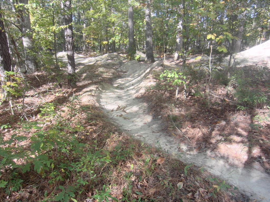 Berm out of left line