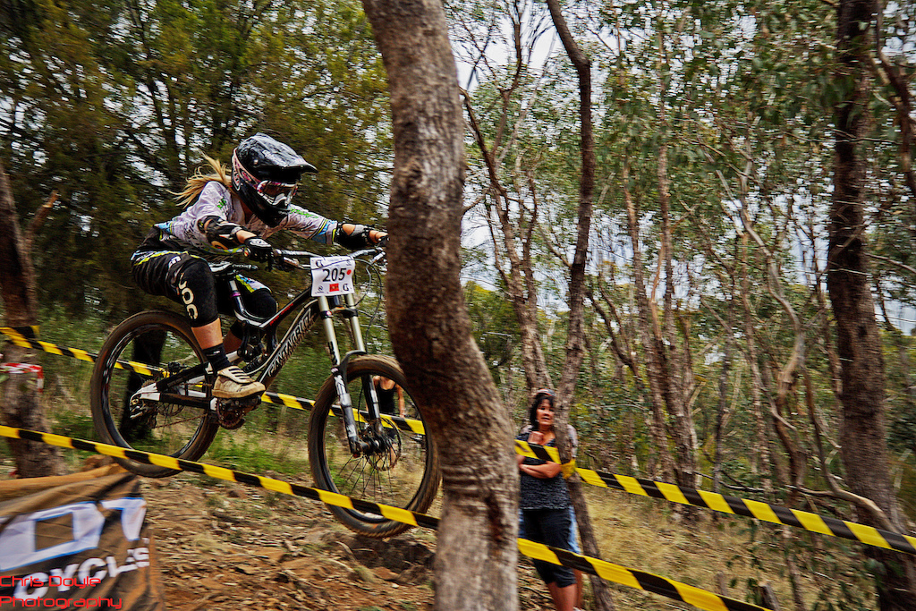 Road gap on the way to first.