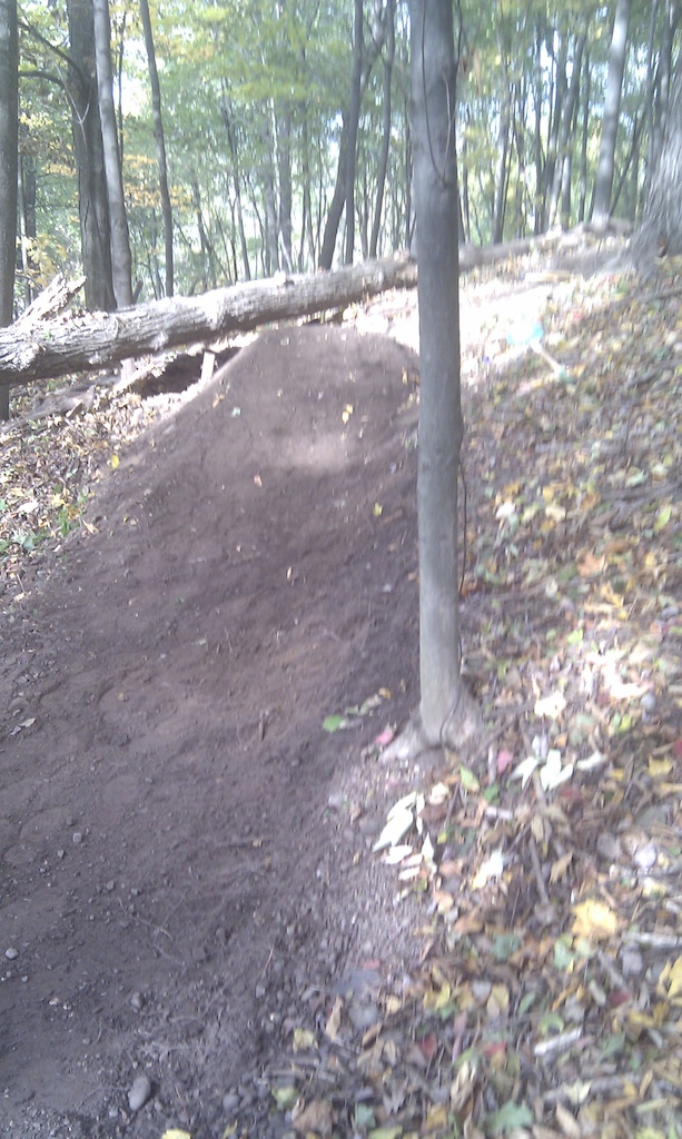 new lip for an old jump that broke its liek a 25 or 30 foot gap!