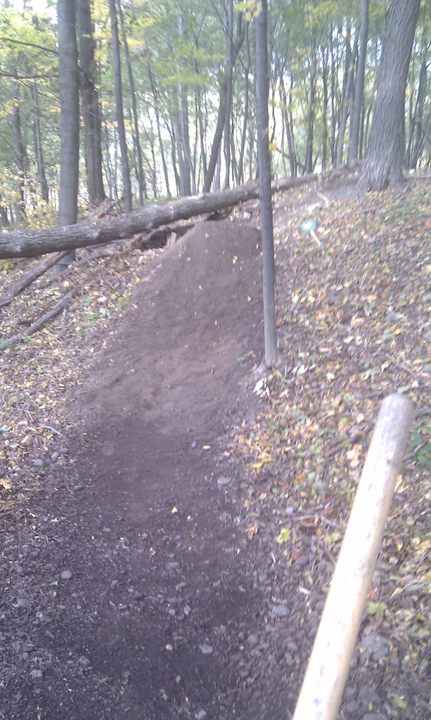 new lip for an old jump that broke its liek a 25 or 30 foot gap!