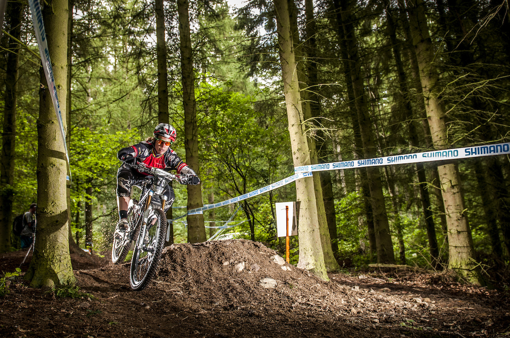 T-mo taking the win @ stage 3 of the uk Gravity Enduro at eastridge forest Shropshire