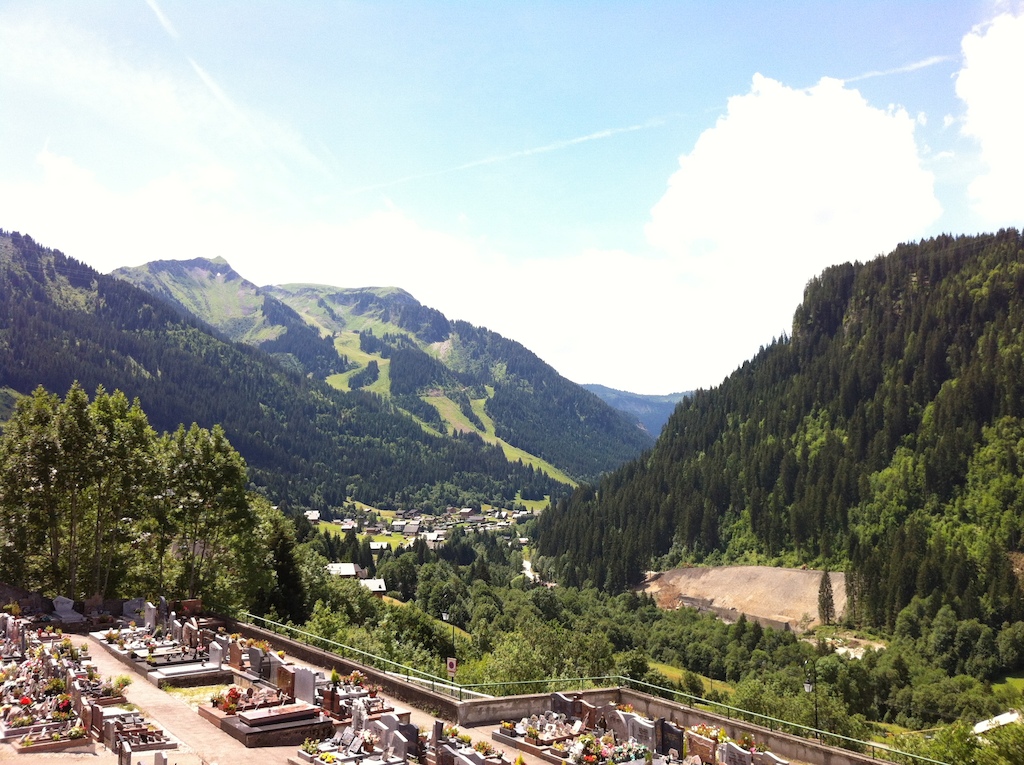Chatel  view from village