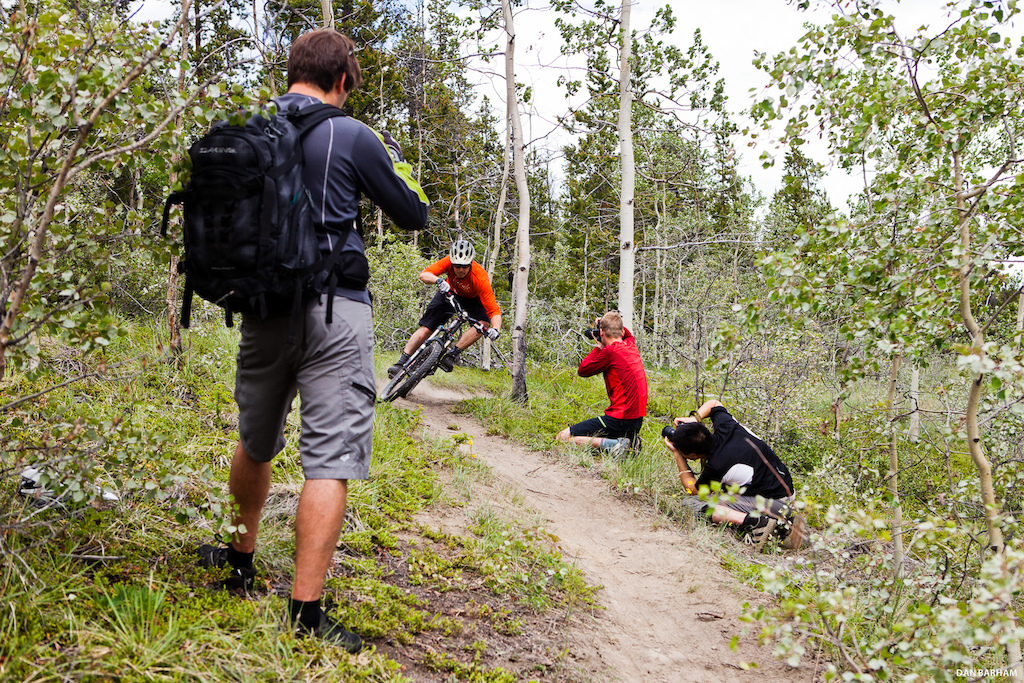 Behind the scenes of the Dan Barham Photo Clinic, a multi-day experience from Boreale Mountain Biking.