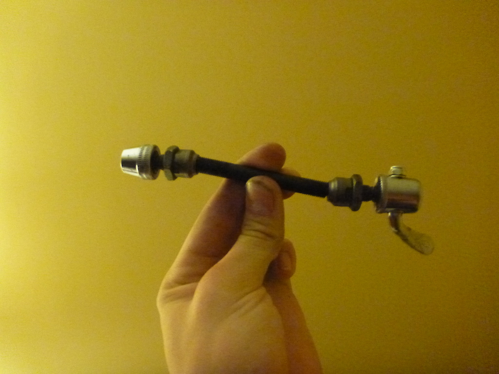 broke my axle at both ends - bike mechanic said he'd never seen any one do that before