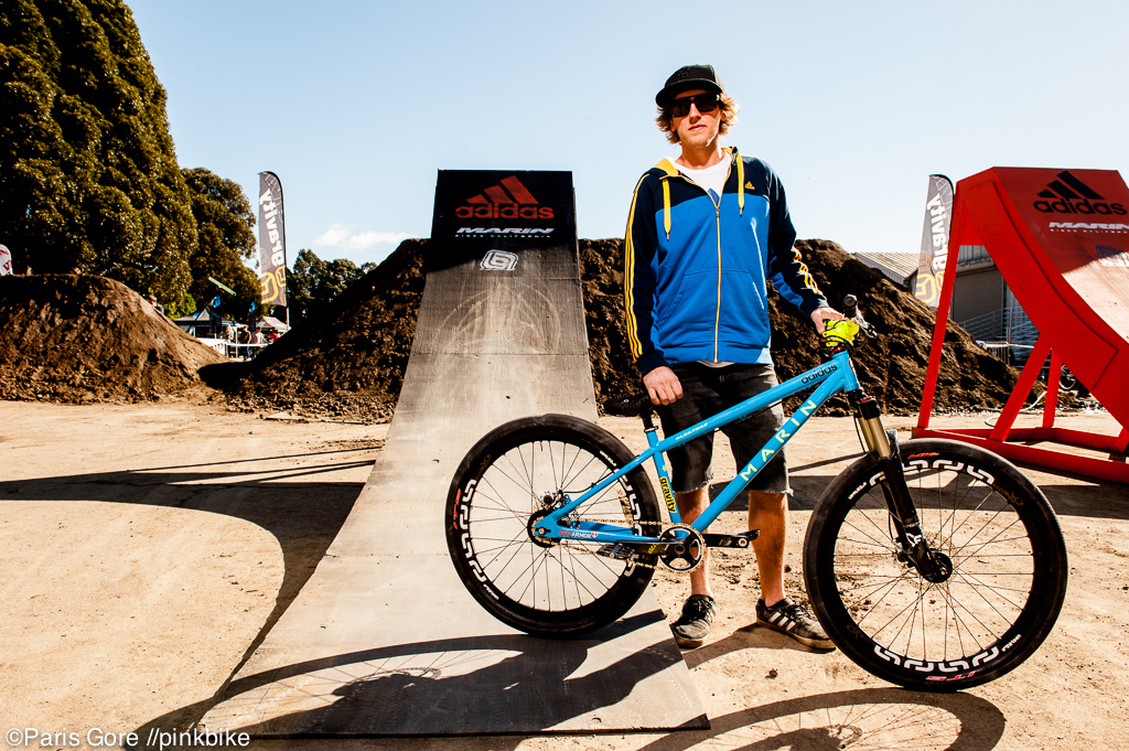 The man behind AT s Showdown with his bike and his course. This contest would not happen with out him and the help of the awesome crew he had on board.