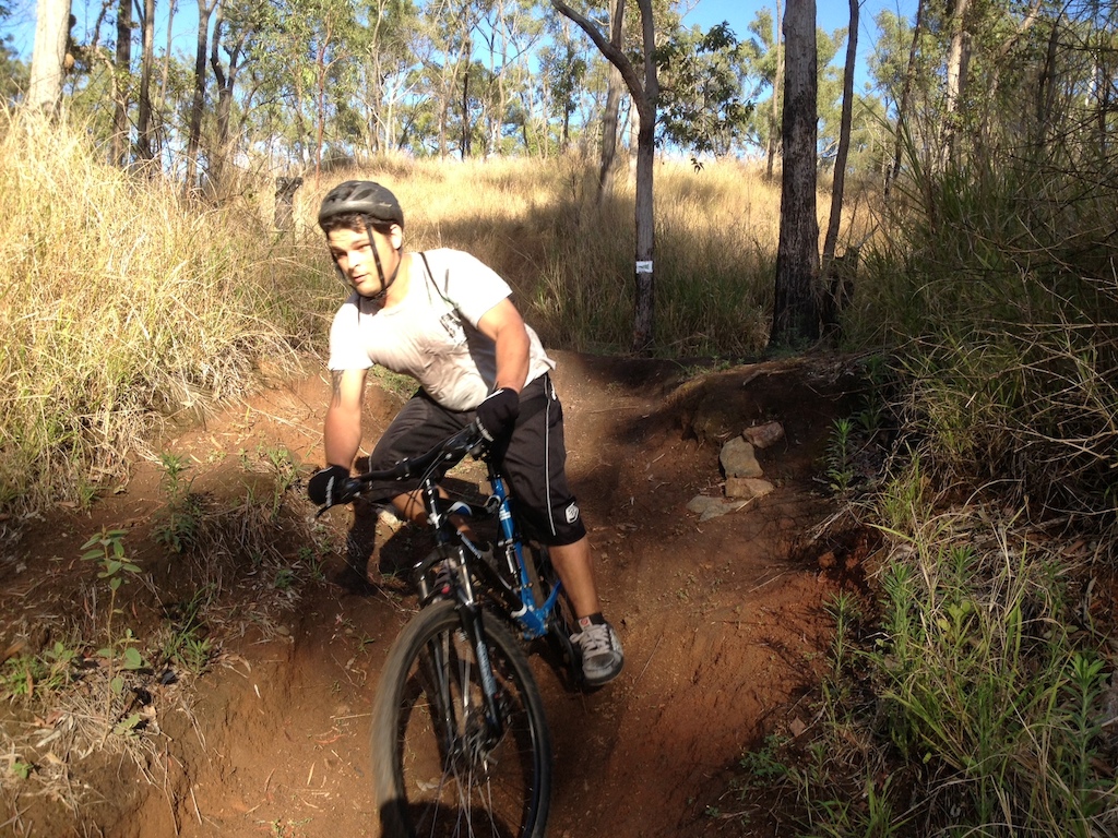 Nathan coming down the shute.Super strong rider and rides like its a big BMX track,seat down and pedals everywhere.