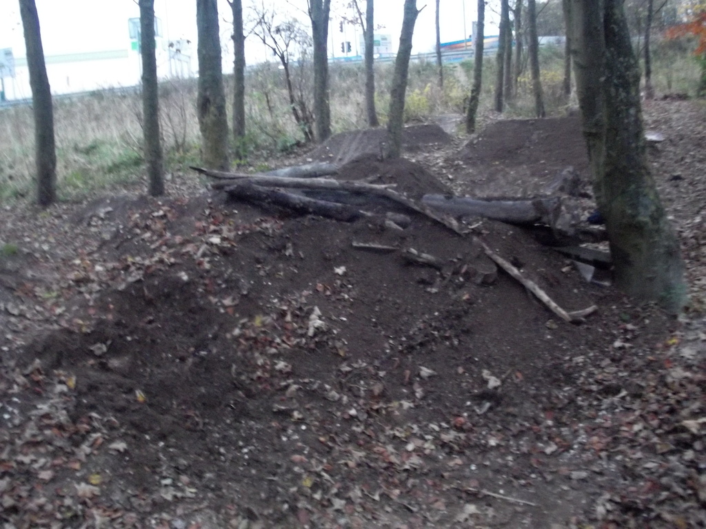 Just a pic of the second jumps landing not finished yet!!