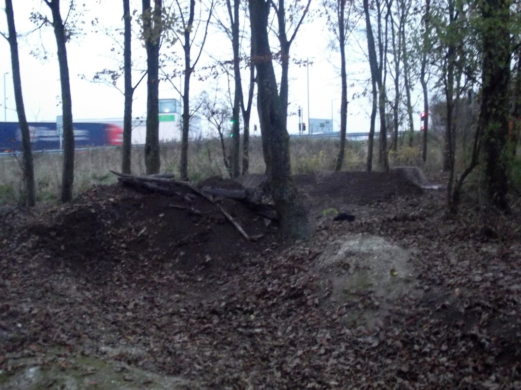 Just a pic of the second jumps landing not finished yet!!