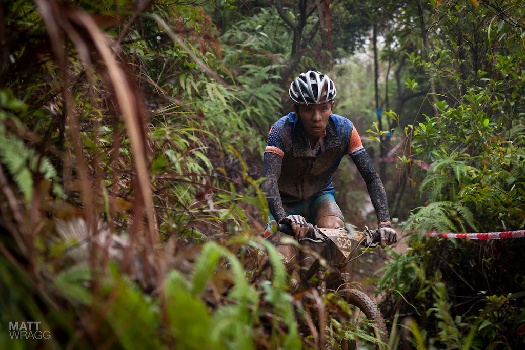 Going was tough with the thick, sticky mud hanging off your bike.