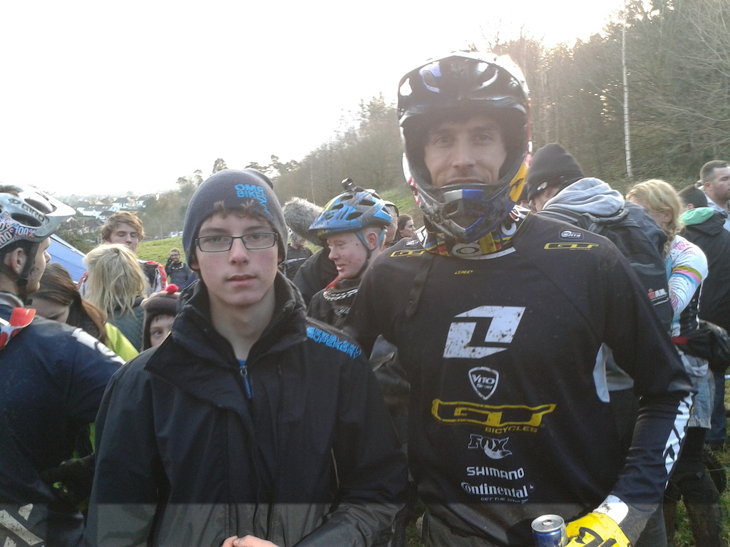 Me and Gee after the race :)