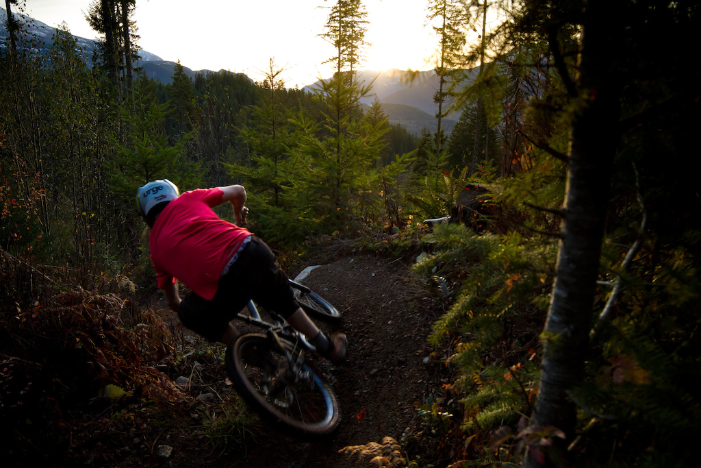 Evening ride in Squamish. No sign of winter and plenty of people out of their bikes, perfect!