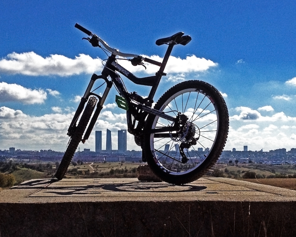 Madrid skyline view