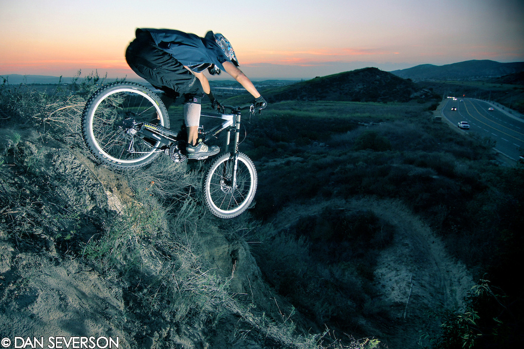A re-post of one of my favorite shots from this year, which mysteriously disappeared along with an album called "Oakley". I guess thats what happens when you don't get permission to shoot at a companies private pump track.
This shot is in the hills next to it, so it's all good.
