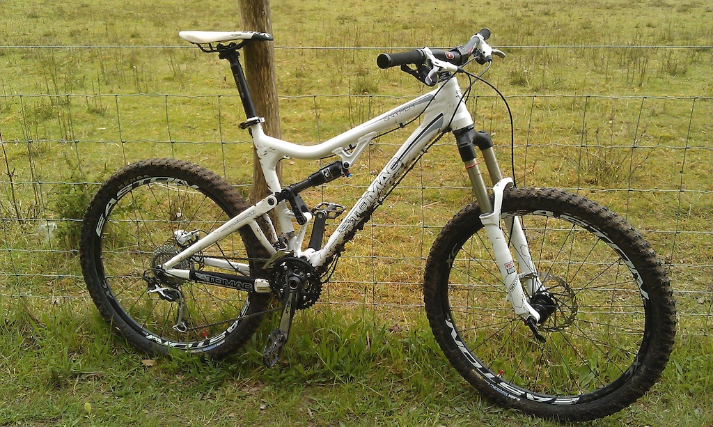 Tomac Snyper loan bike.
The victim for Dartmoor !
