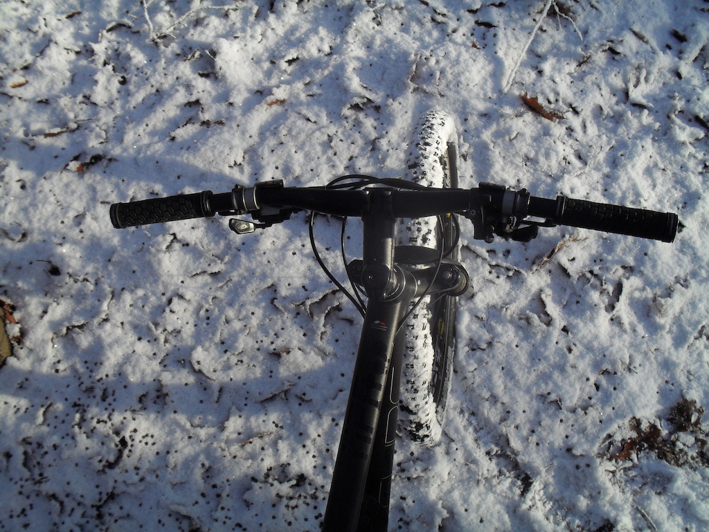 riding in the snow