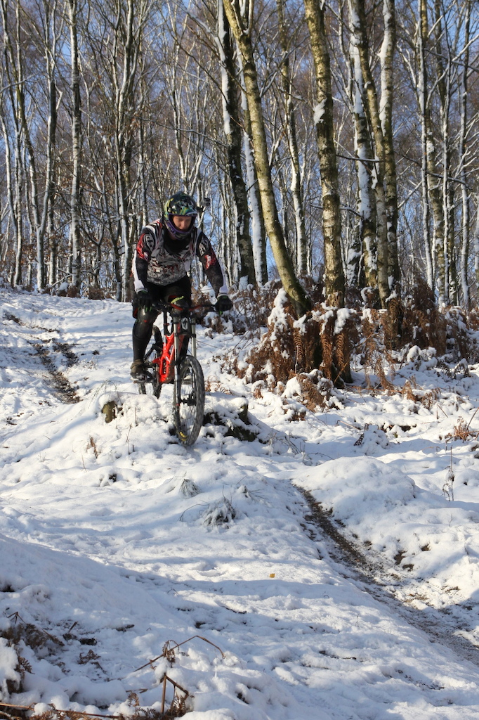 a beautiful snowy day in FIlthy Trails