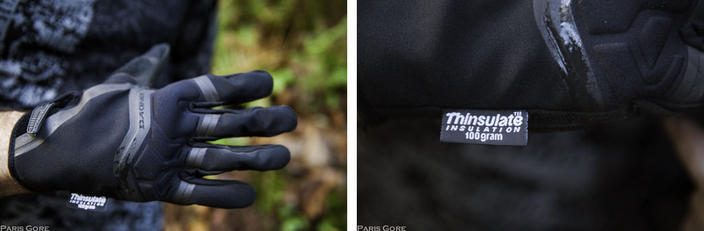 Dakine White Knuckle Gloves are perfect for when it gets just cold enough that you really, really want something more than the Royal Mercury gloves. The key is the 100 grams of Thinsulate insulation.
