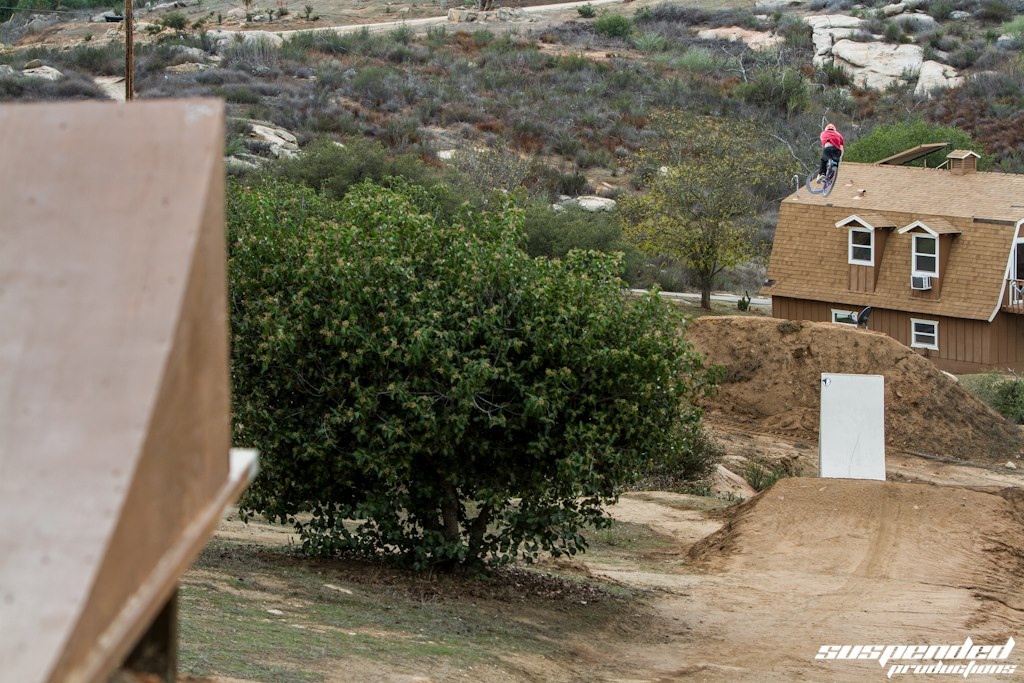 Super dope shot from Suspended productions of me jumping one of the jumps on my course. 
Instagram: @jamesvisser