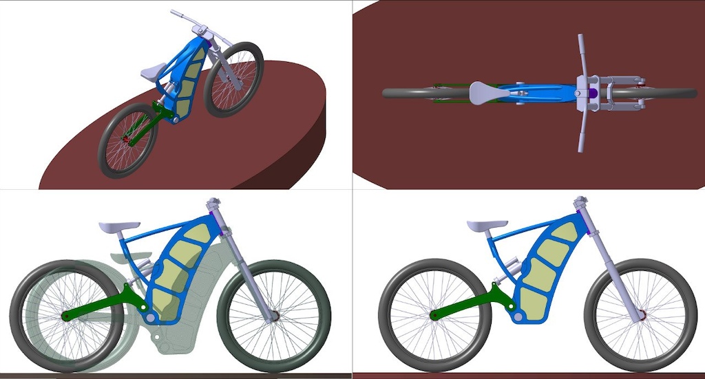 My first job: create frame for electric bike