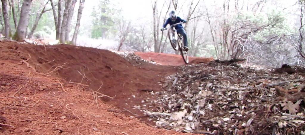 Manual out of a berm