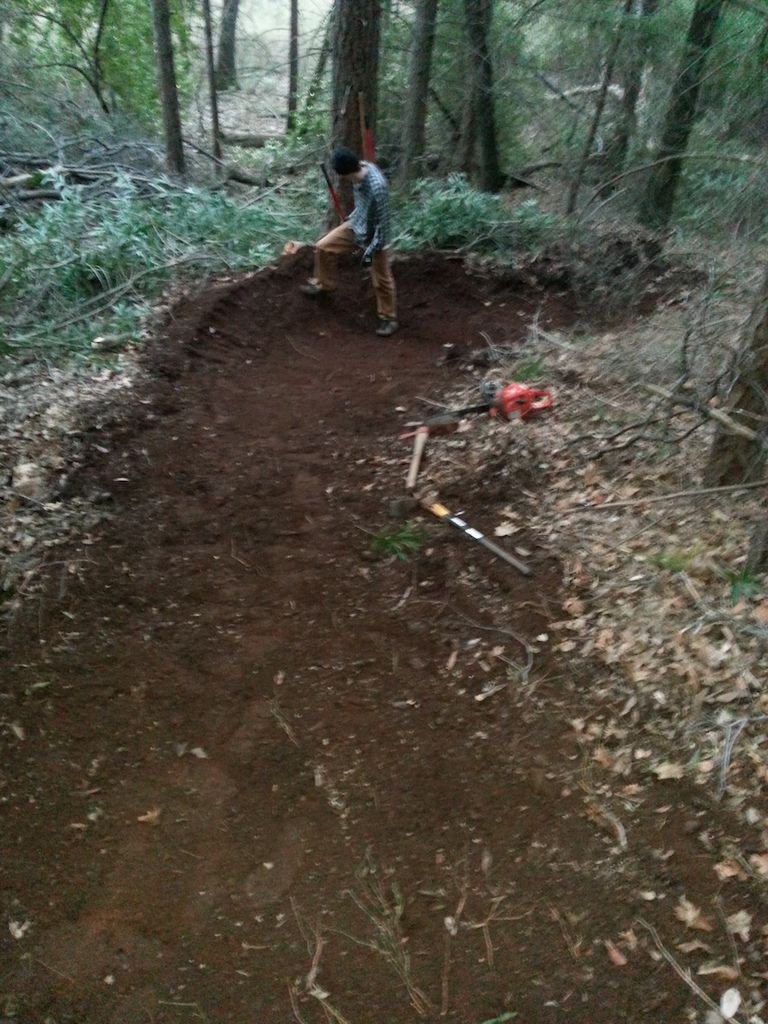building a "steep" banked turn