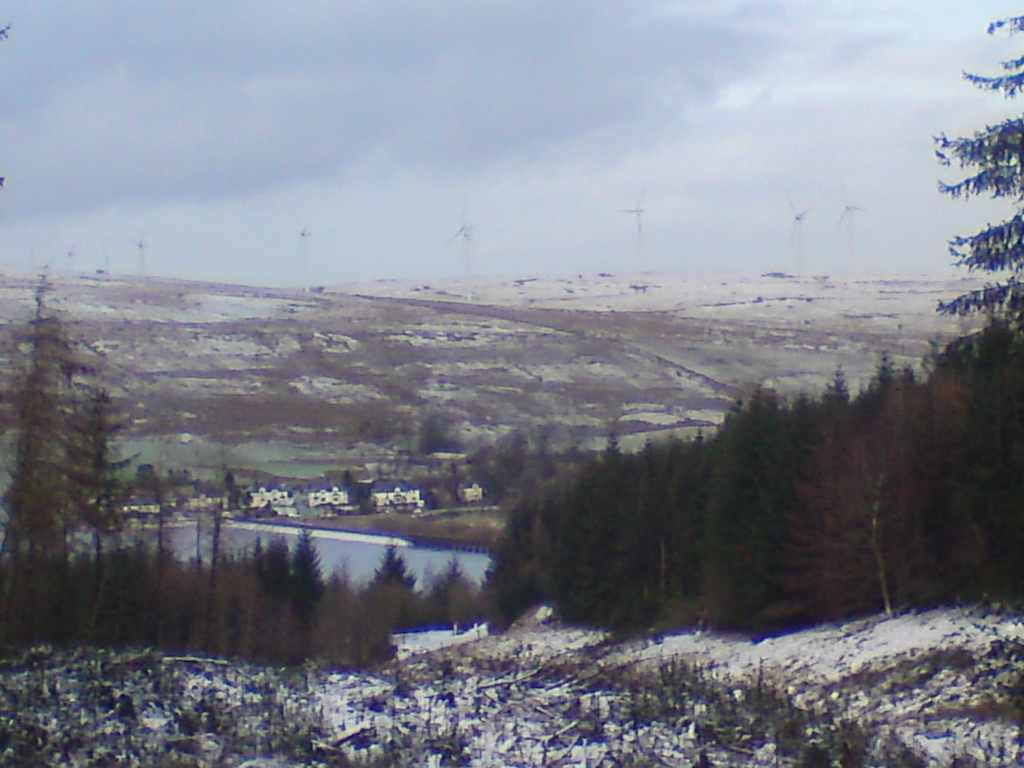 Carren Vally in the snow