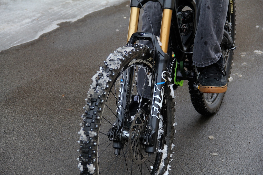 Dave's sketchy studded tires