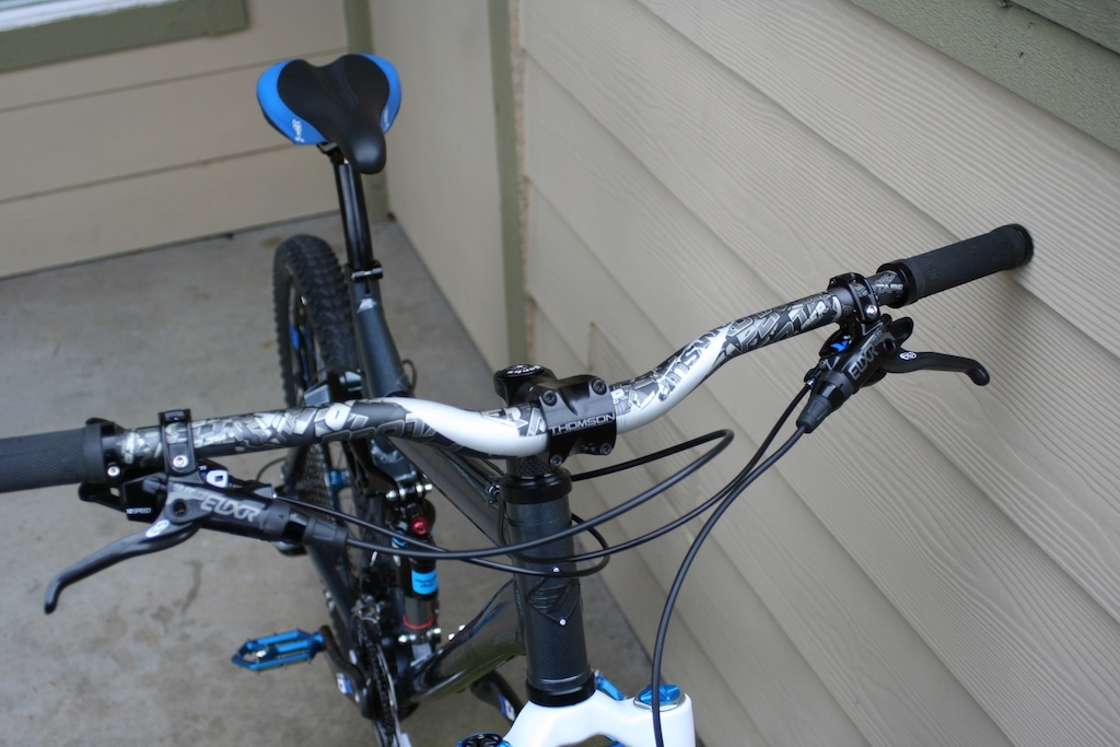 Finally finished my Turner's 2x10 makeover 08' Turner RFX Charcoal Gray Fox Float 36 Kashima Rox Shox Monarch RC3 Avid Elixir 9 Brakes Spank Spike Race 28 Wheelset Spank Spike Pedals Sram X0 Cranks Sram XX Cassette Sram X0 Shifters Sram X0 Rear Derailleur Shimano XT Front Derailleur Works Components 1.0 Degree Headset Truvativ X Guide WTB Pure V Saddle Answer Pro Taper Custom Bars Thomson X4 Stem Thomson Setback Seatpost WTB Bronson Tires