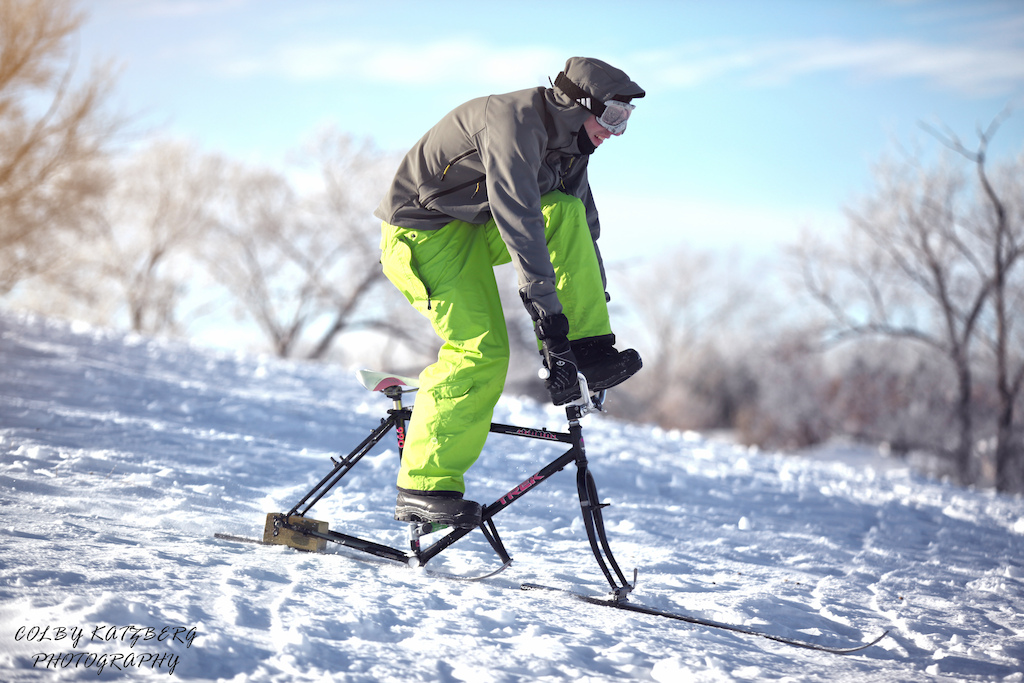 Snow Biking!