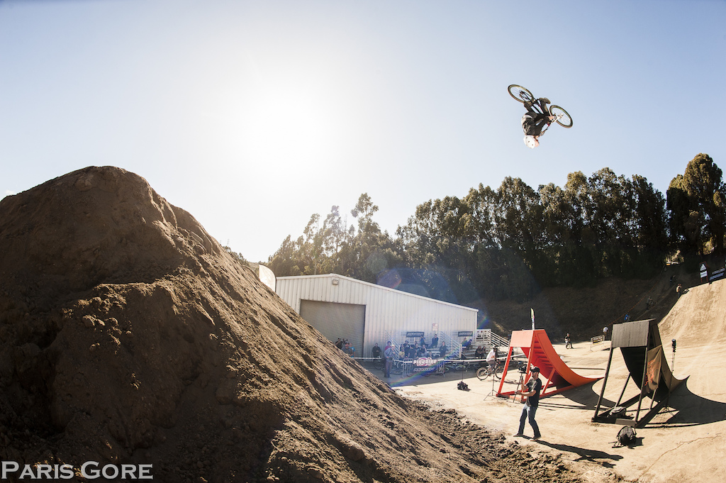Jay Trautman drops in during practice at AT's Showdown 2012. Photo credit to Paris Gore