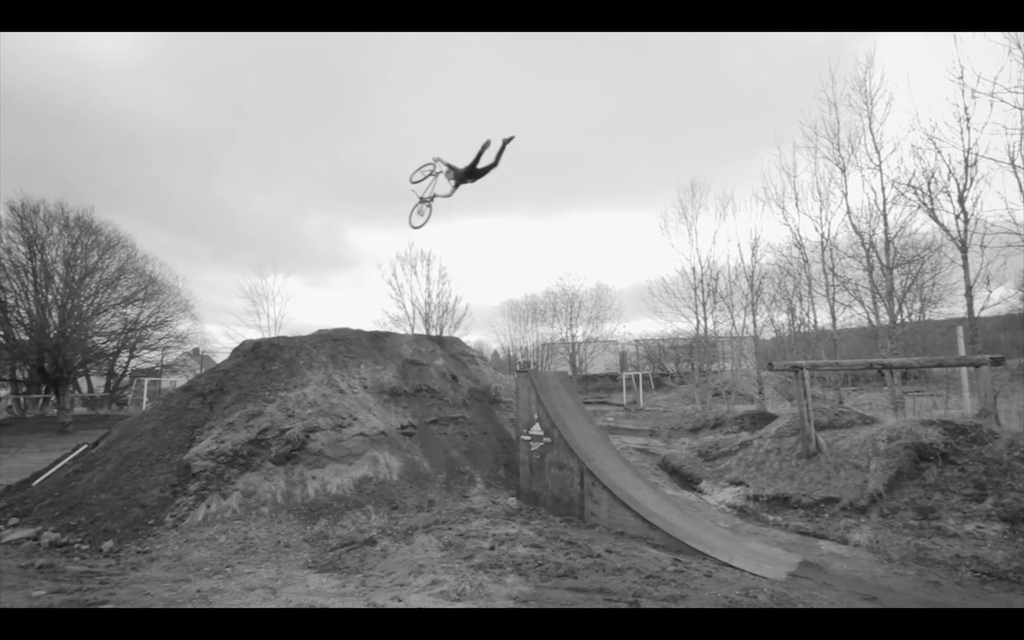Here is a still picture of one of Max Fredriksson's sick tricks, Max is a young Swedish rider who is going to reach far in his career, he is really good as you can see here. Go check his sick edit Lost and Found here: 

http://www.pinkbike.com/news/Lost-and-Found-Max-Fredriksson-video-2013.html
